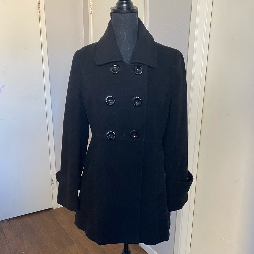 Black trench coat